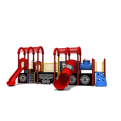Children Customized Playground Slides Plastic Outdoor Amusement Park