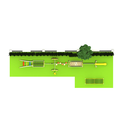 Amusement Park Playground Slides Children Equipment Kids Playing Game