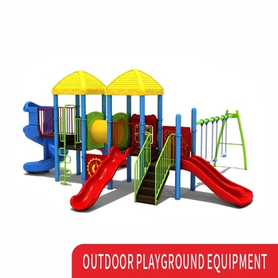 Kids Outdoor Playground Equipment ISO14001 For Public Station