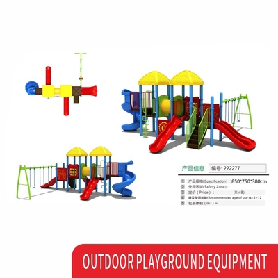 Kids Outdoor Playground Equipment ISO14001 For Public Station